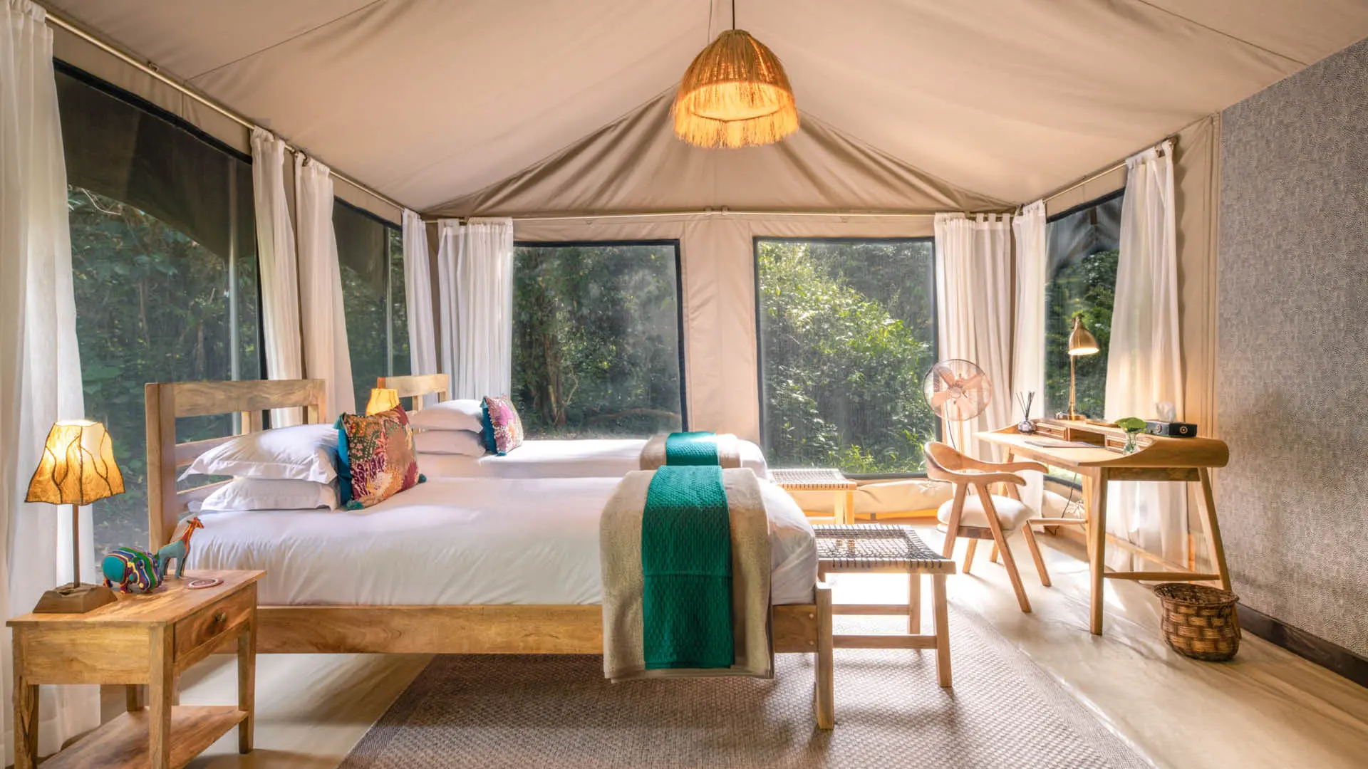 Tented camp suite