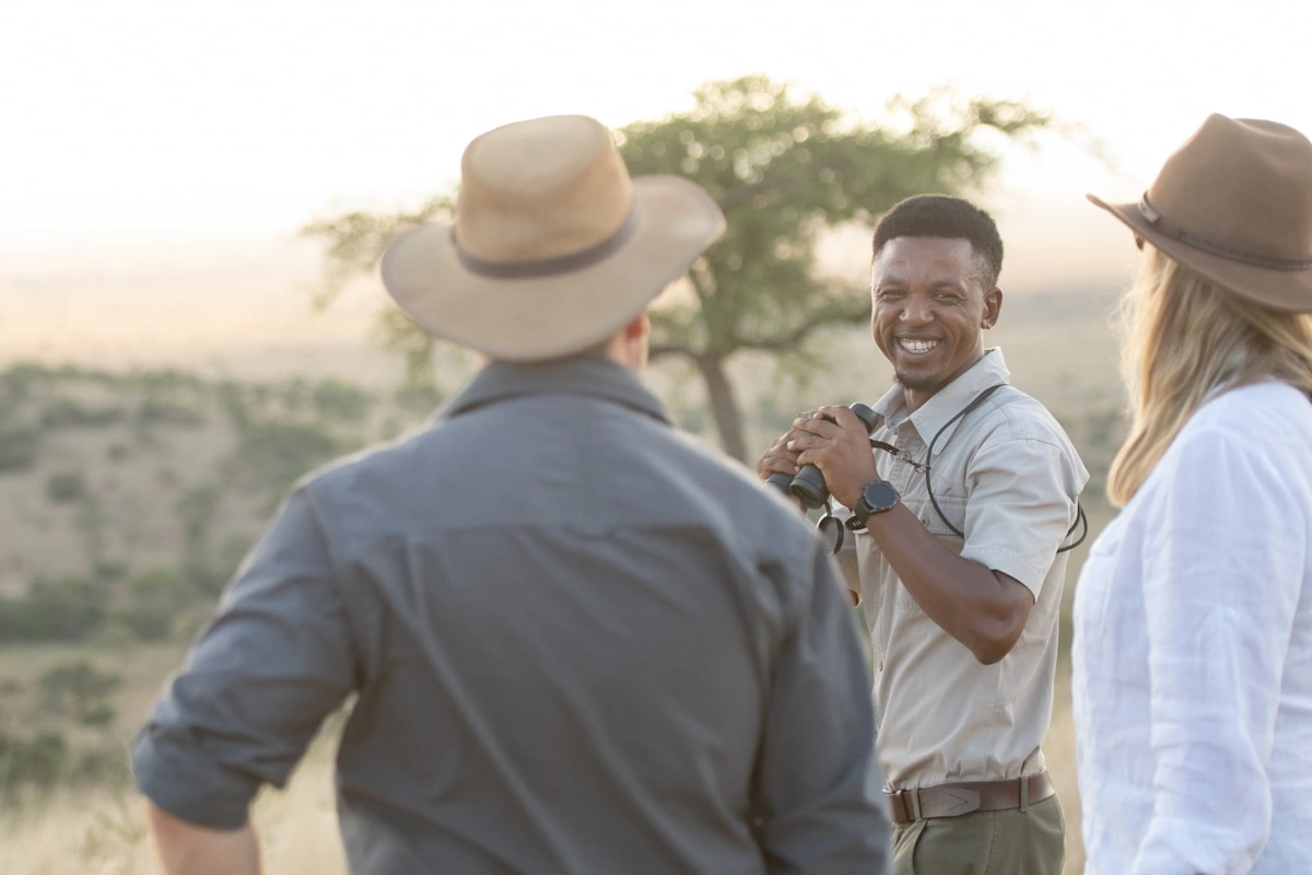 Guided walking safari
