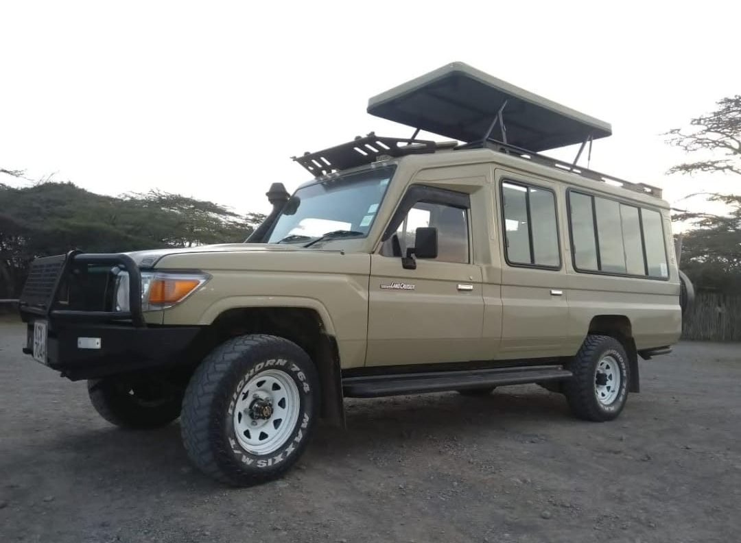 Our custom Toyota Land Cruiser safari vehicle