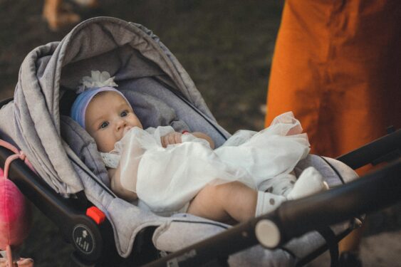 Baby in stroller