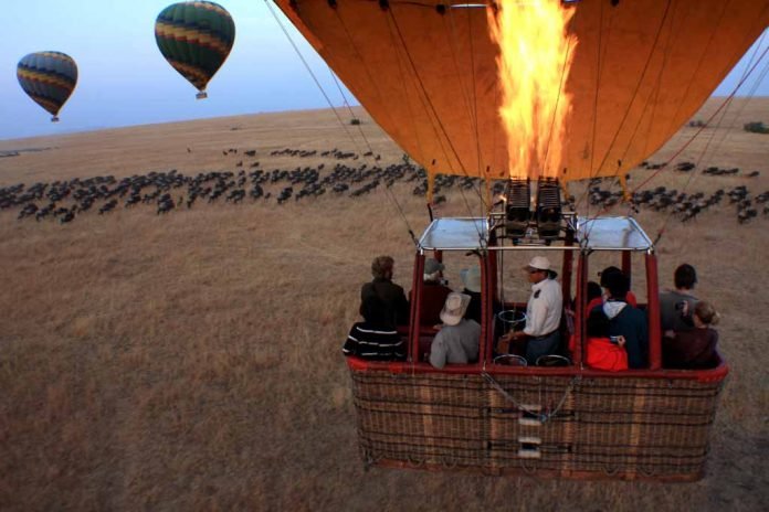 masai mara balloon safari