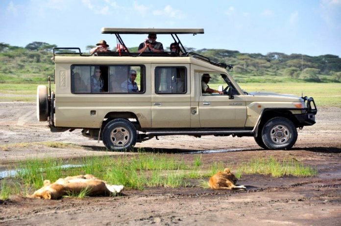 land cruiser on safari