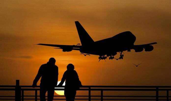 A couple planning to travel to Kenya