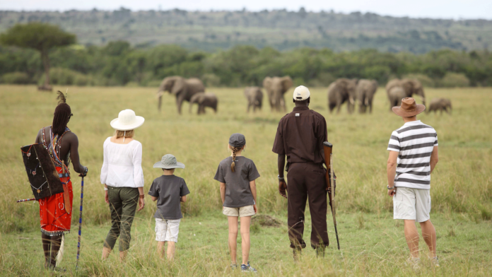 masai mara location tourist in the safari location, masai mara