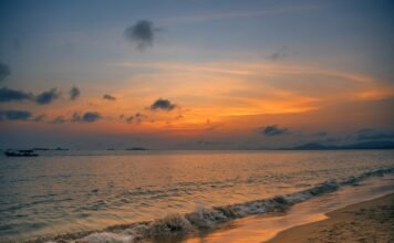 Kenya Safari and Beach Itinerary sunset in mombasa diani on a safari and beach experience.