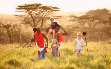 Which African Country is the Safest for Safari? Children on a child friendly safari